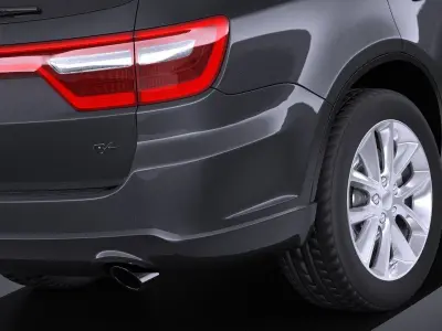 Dodge Durango 2014 VRAY 3D model