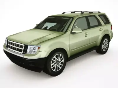 Generic SUV v1 Low-poly 3D model