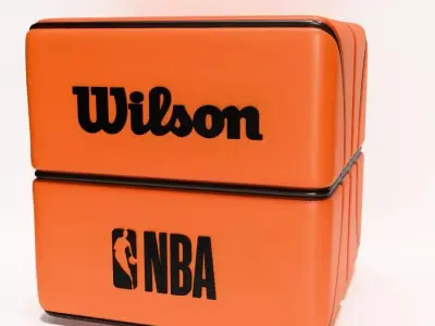  Square Ball Wilson NBA Props Second Life toy 3D print model