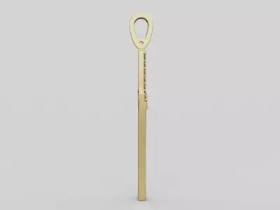 Elegant Enamel Cross with Stones 3D print model