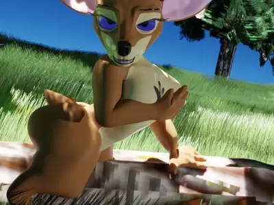 DeerGirl 3D model
