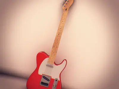 Guitar electric 3D model