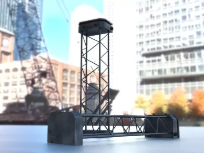 support steel 3Dmodel 3D model