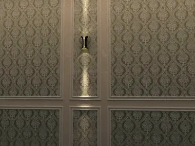 Wall Decorative Light Free 3D model