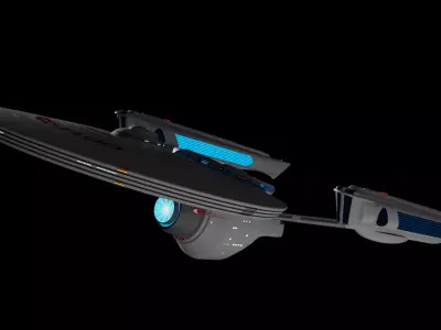 Detroyat-Class Destroyer TMP refit Free 3D model