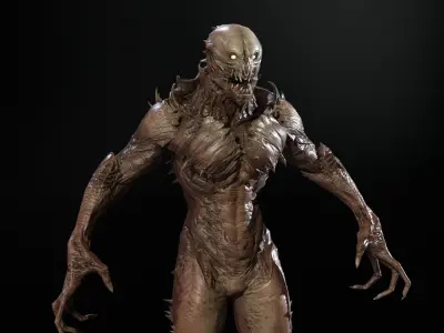 MutantR1 Low-poly 3D model