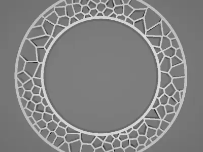 Circular round frame  Free 3D print model