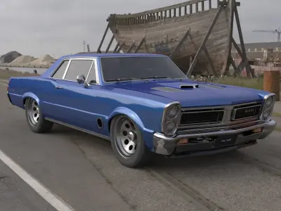 1965 pontiac gto 3D model