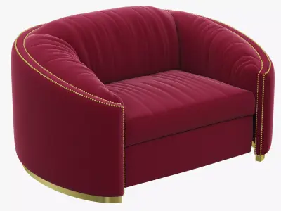 Brabbu Wales Single Sofa 3D model