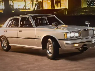 Toyota Crown 1979 Rigged 3D model