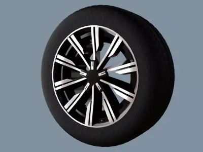 AS rims collection 2 - VW Tirano Low-poly 3D model