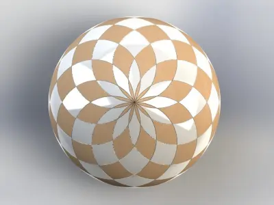 Dome tile Free 3D model