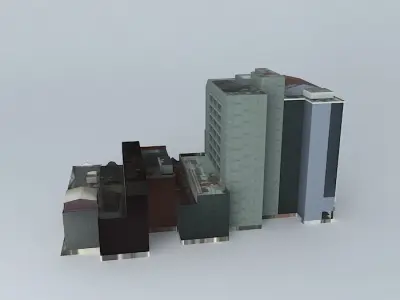 Taipei Chongqing Xiangyang Road intersection Free 3D model