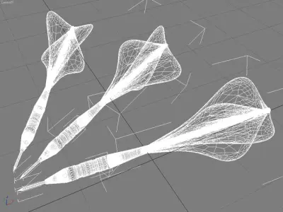 Darts three 3D model