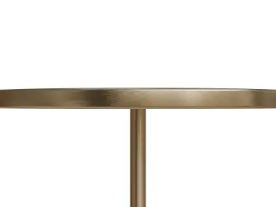 Narro Brass Side Table Low-poly 3D model