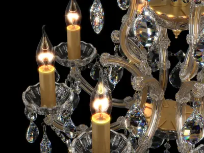 775083 Champa Osgona Chandelier 3D model