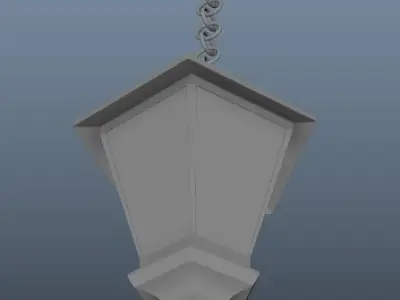 Lantern hanging Free 3D model