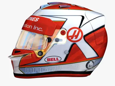 Magnussen helmet 2018 Low-poly 3D model