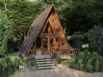 A - Frame tiny house   3D model