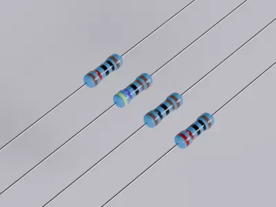 Resistor Pack 3D model