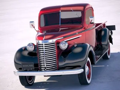 Chevrolet Pickup Truck CG 1939 3D model