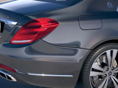 Mercedes S-Class Maybach 2018 3D model