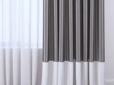 Set 116 Curtains 3D model