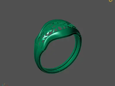 Women Plain Ring Ready STL 3DM Models Womens Rings 3D models 3D print model