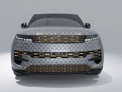 Gucci black Range Rover Sport  3D model