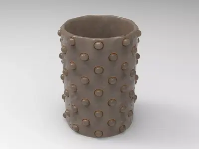 Yuyu Vase Low-poly 3D model