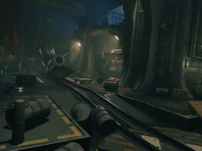 1944 - V2 Factory Bunker UE4 Low-poly 3D model