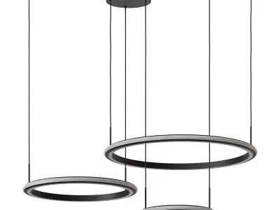 YLK Ring Modern LED Chandelier  3D model