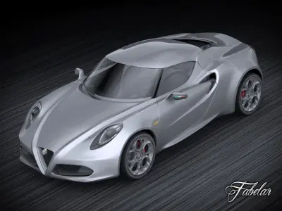 Alfa Romeo 4C 3D model