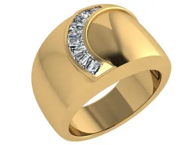 Diamond Band 4453 3D print model