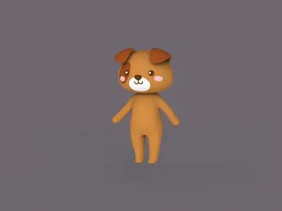 Character002 Little Animal Pack Low-poly 3D model