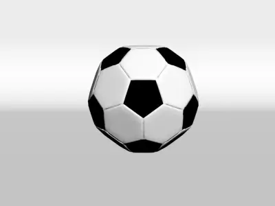 Soccer Ball Free low-poly 3D model