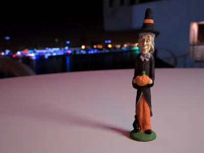 0002-11 Witch Low-poly 3D model