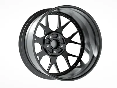 BBS CH-R2 Low-poly 3D model