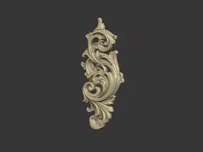 The Gothic Pattern design detail mystery ornate 3D print model