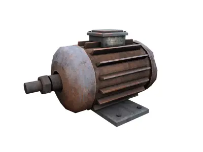 motor Low-poly 3D model buy
