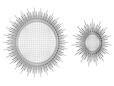 EXPLOSION XL MIRROR Low-poly 3D model
