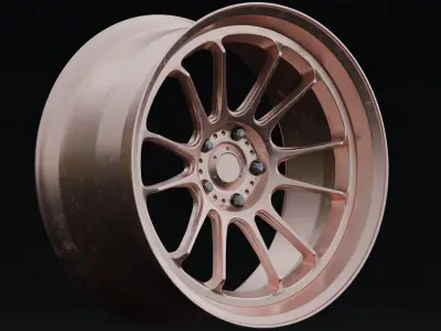 Konig Hypergram Aftermarket Wheel Low-poly 3D model