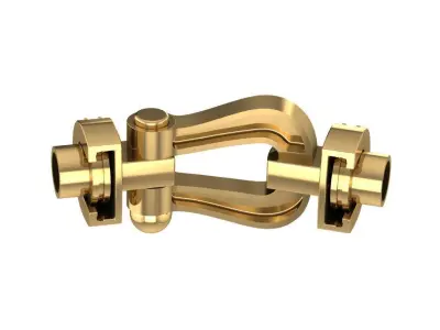 Force Large diamond bracelet 3D print model