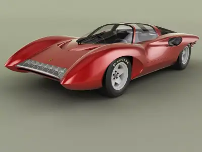 Ferrari 250 P5 Pininfarina concept 3D model