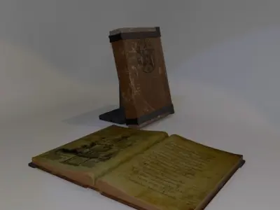 3D Model Ancient Book 3D model