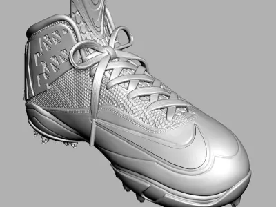 Nike Zoom Code Elite Destroyer Football Cleats  3D print model