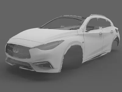 2019 Infiniti QX30 3D SCANNED MODEL 3D model