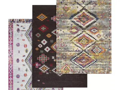 Rug Set 1389 3D model