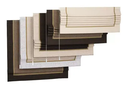 Roman Blinds 3D model