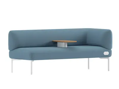 Haworth Cabana Two Seat Sofa S9CL-0 3D model